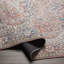 Bria Machine Washable Oriental Red/Blue/Ivory Area Rug-607108857