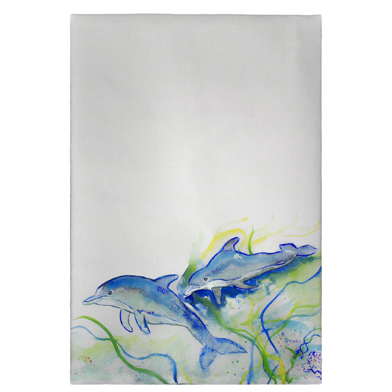 Serviette à main dauphins Mariel