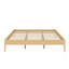 Structure de lit contemporaine à profil bas avec base de grille interne durable-460570004