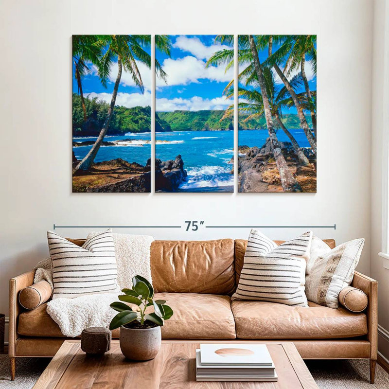 Gillard Maui Coastal Palms, H 42 po x l 65 po