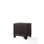 2 Drawer Nightstand In , With Wooden Structure And Metal Glide Drawers Drawers, Solid Frame Center System