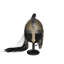 Sculpture Cole et casque en fer