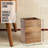 Solid Wood Open Waste Basket - 2 Gallons