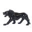 Lion Prowl Ebony Wood Sculpture