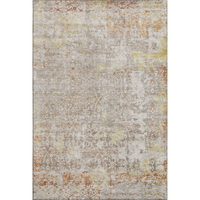 Premium Machine Washable Lubbers AMF1752 Lattice Rug