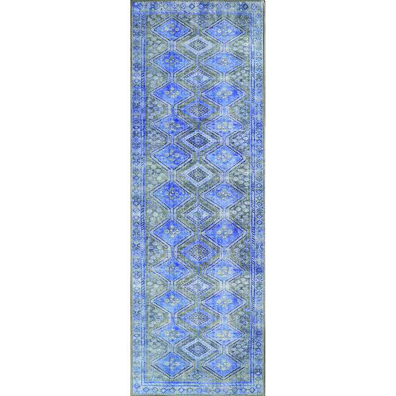 Abbagail Southwestern Geometric Indoor Area Rug, Runner 2'6" x 8'