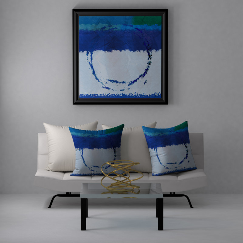  Housse et insert de coussin carré fraîcheur d'attraction, H 18 po x l 18 po