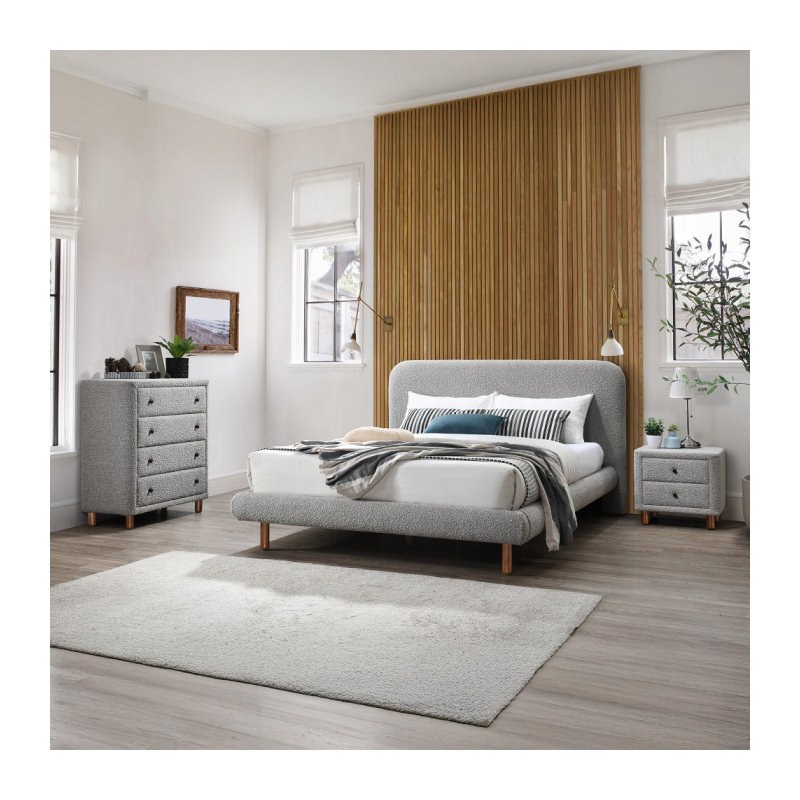 Commode 4 tiroirs Modern Grey