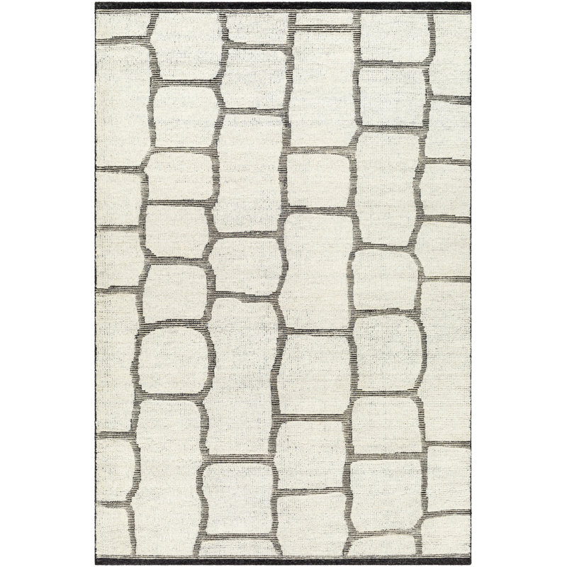 Tunus Wool Geometric Area Rug, Rectangle 2' x 3'