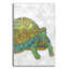  «Turtle Friends 1» par Chariklia Zarris, art mural en verre acrylique, 16 po x 24 po-1213738577
