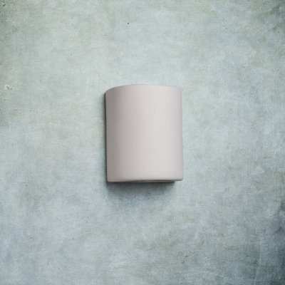 Charny Ceramic Outdoor Wall Light, LED Bulb Included