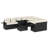 Vidaxl Garden Sofa Set Black