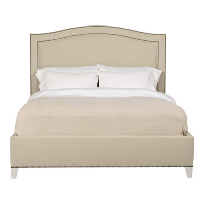 Caroline/Casey Queen Upholstered Low Profile Panel Bed