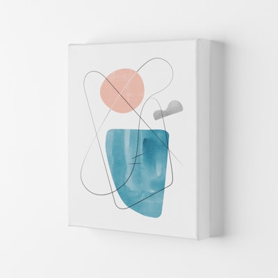 Abstraction With Grey Lines VIII - Print