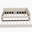 Lit plateforme tapissier avec port USB et lit gigogne simple-138895277