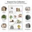 Alberico 174cm H x 95cm W Iron Bookcase-1161462541