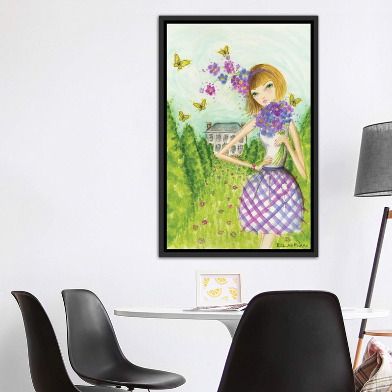 Printemps à Summerside # 2, art, H 60 po x l 40po x P 1,5 po, Toile avec cadre noir