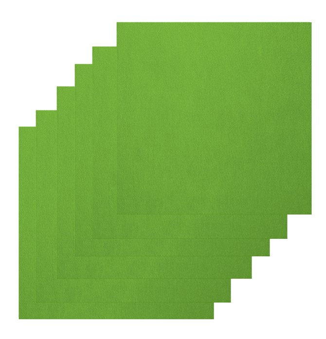 Magnetic Fabric Photo Memo Board Bulletin Board, Lime