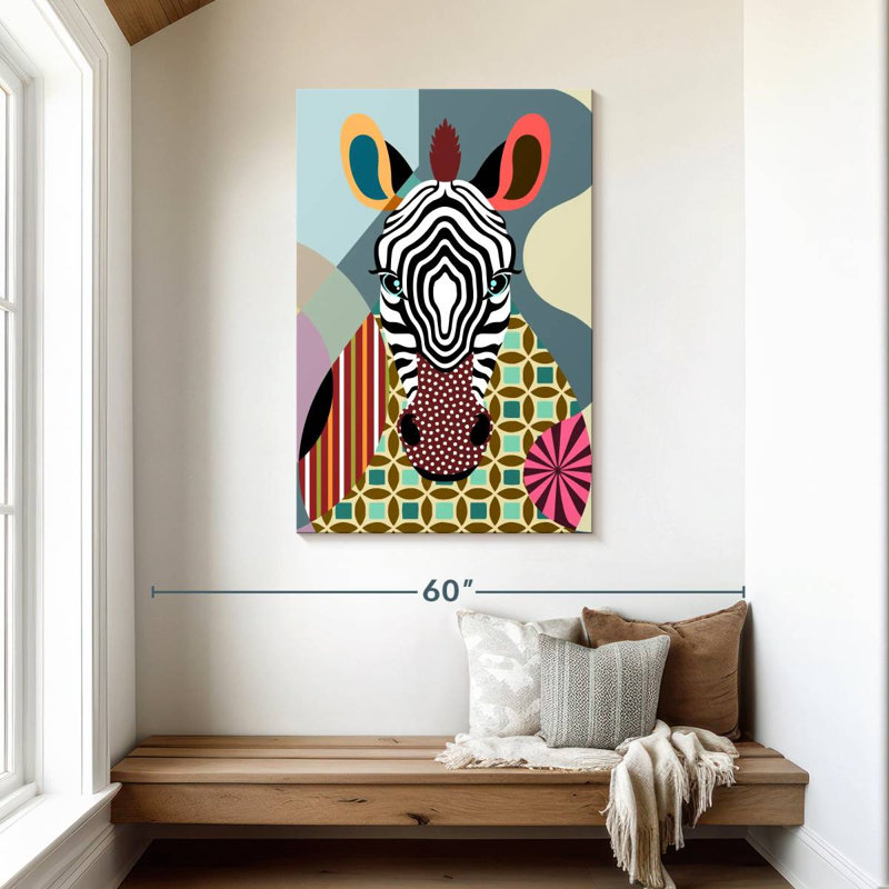Brampt Spectrum Zebra, 45" H x 30" W