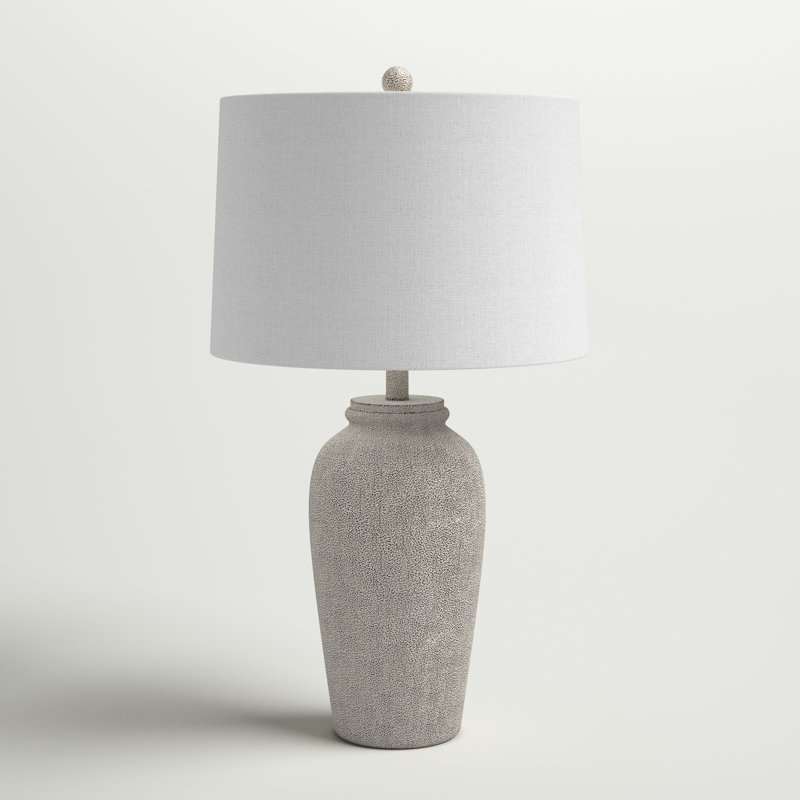 Lampe de table blanche 26 po Cantero