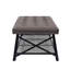 Table basse capitonnée en similicuir