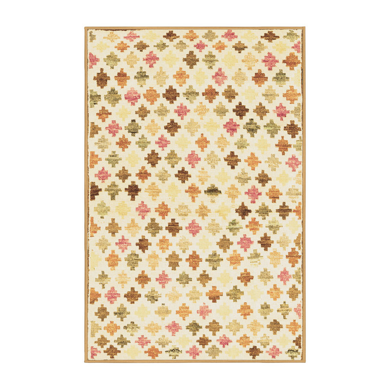 Tapis contemporains brun lavable à la machine 702, Tapis de couloir 2 pi x 5 pi