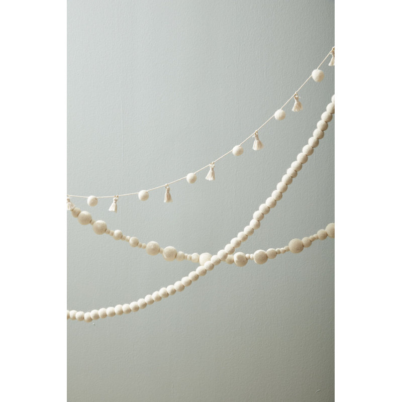 Candy Garland 72", White
