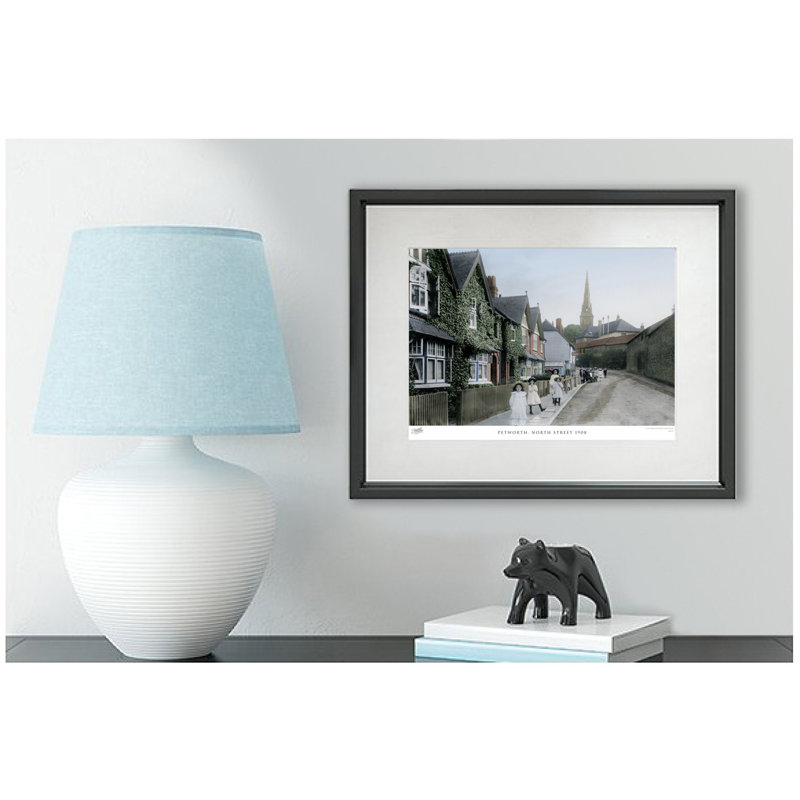 Petworth, North Street 1908 by Francis Frith - Single Picture Frame Print, 40cm H x 50cm W x 2.3cm D