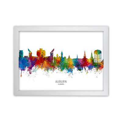 Auburn Alabama Skyline by Michael Tompsett - 1 Piece Wall Art