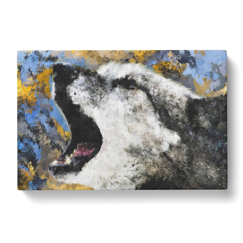 Abstract Wolf Vol.2 - Wrapped Canvas, 40cm H x 60cm W x 3cm D