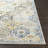 Hillsby Machine Woven Oriental Blue/Yellow/Gray Area Rug-687680454