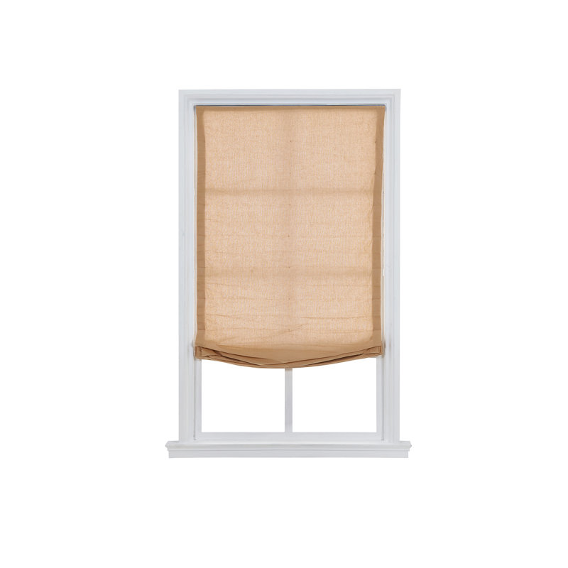 Room Darkening Roman shade, Cashmere, 27"W x 64"L