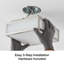 10-inch All-in-one Led Ceiling Light, Energy-efficient Led Fixture With 3 Color Temperature Options-2118547440