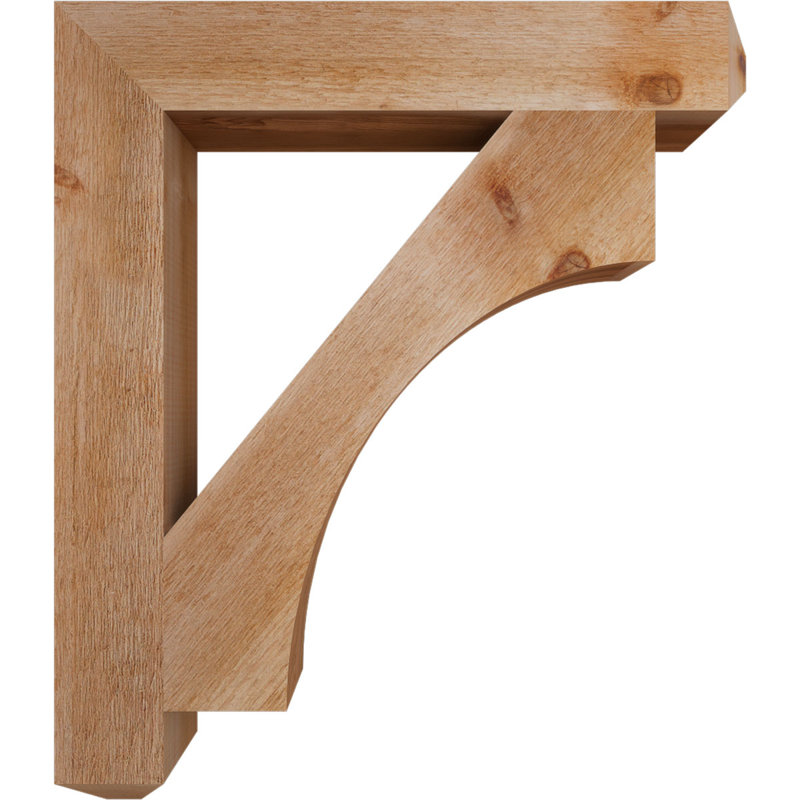 Support Westlake Craftsman, H 30 po x l 4 po x P 26 po, Cèdre rouge de l'Ouest, Rugueux