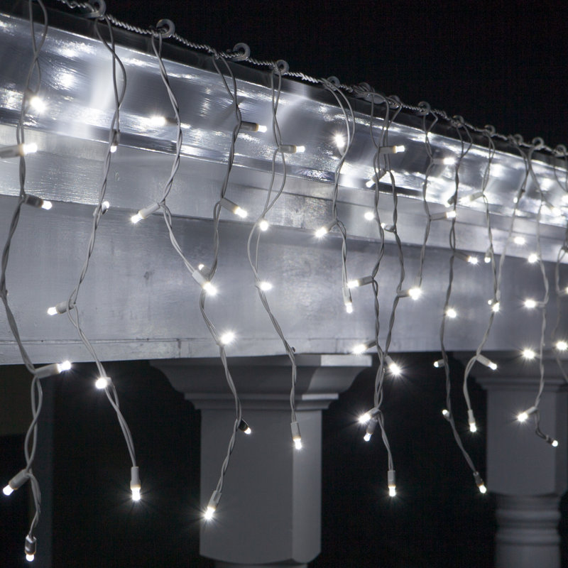 LED Icicle Lights, Cool White