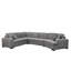 Canapé modulaire rembourré en U de 149 po Modern Modern-106027095