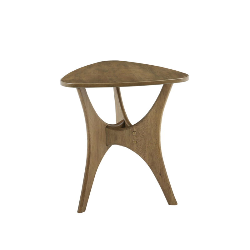 Table d'appoint Triangle, Marron clair