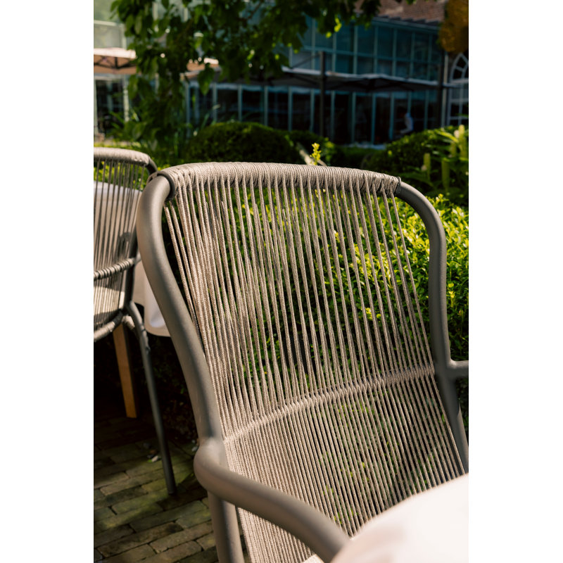 Loop Outdoor Dining Armchair, Gray