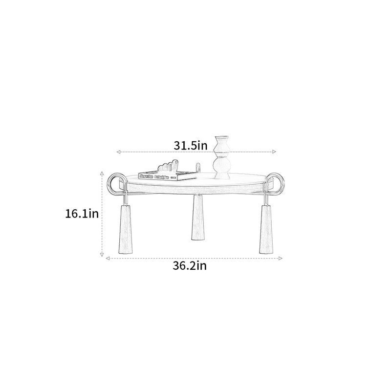 Italian Minimalist Style Coffee Table