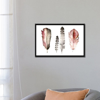 « plumes i », impression sur toile