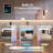Ashten Modern Nightstand With 2 Mirrored Drawers And Motion Sensor-516968118