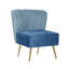 Chaise d'appoint en velours touffeté de 25,6 po de largeur mâle-1408754573