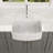 30'' L x 19" W Farmhouse Kitchen Sink White Ceramic Single Bowl Kitchen Sink Apron Front Sink