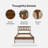 Josse Ted Bed, Walnut-97839331