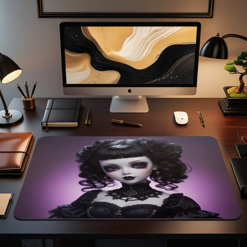 Polyester Desk Pad, 14.4x12.1