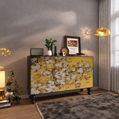 Buffet en pin massif avec tiroirs