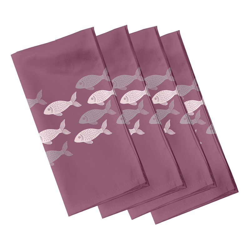 Ensemble de serviettes 4 pièces Eastbourne, L 18 po x L 18 po, Mauve