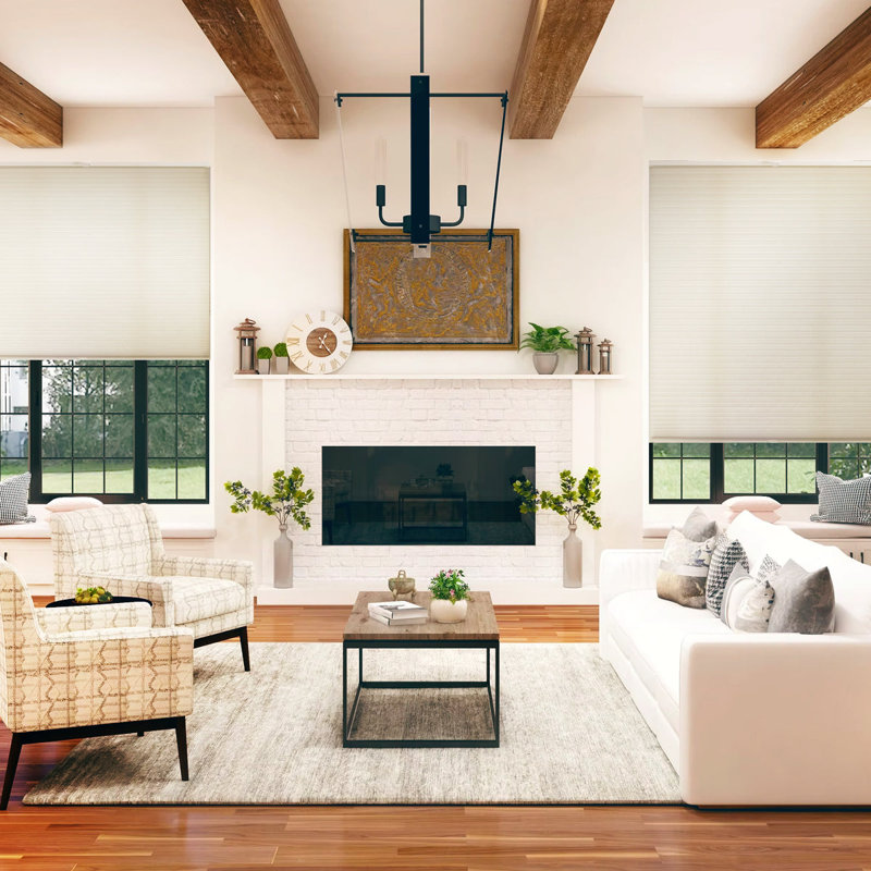  Store cellulaire filtrant la lumière, Ivoire ivoire, L 29 po x L 72 po