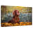 Irish Setter In Autumn