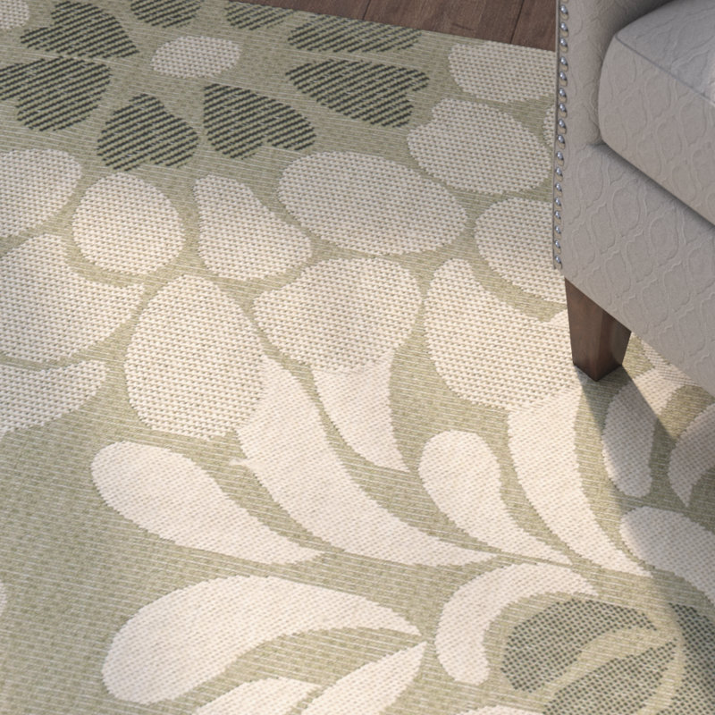 Tapis floral Bargnare Performance, Rectangle 6 pi 7 po x 9 pi 6 po